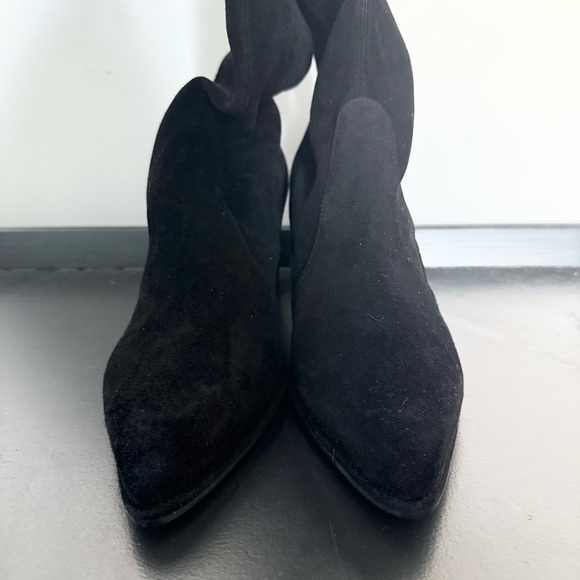 Stuart Weitzman black suede Tieland over-the-knee boots - size 9 - Picture 15 of 16